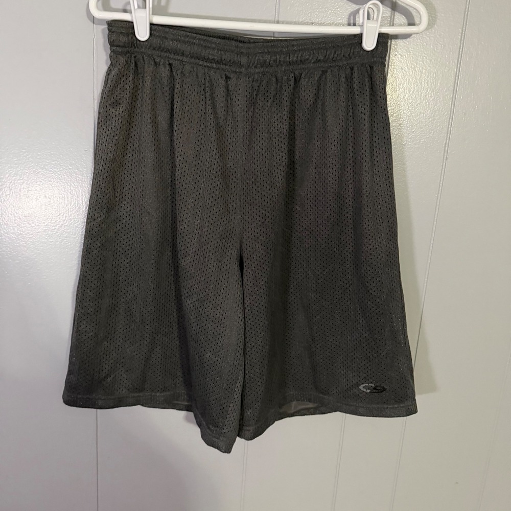 C9 Champion Basketball Shorts Mens Medium Grey Mesh Athletic Training